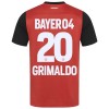 Virallinen Fanipaita Bayer 04 Leverkusen Alejandro Grimaldo 20 Kotipelipaita 2024-25 - Miesten